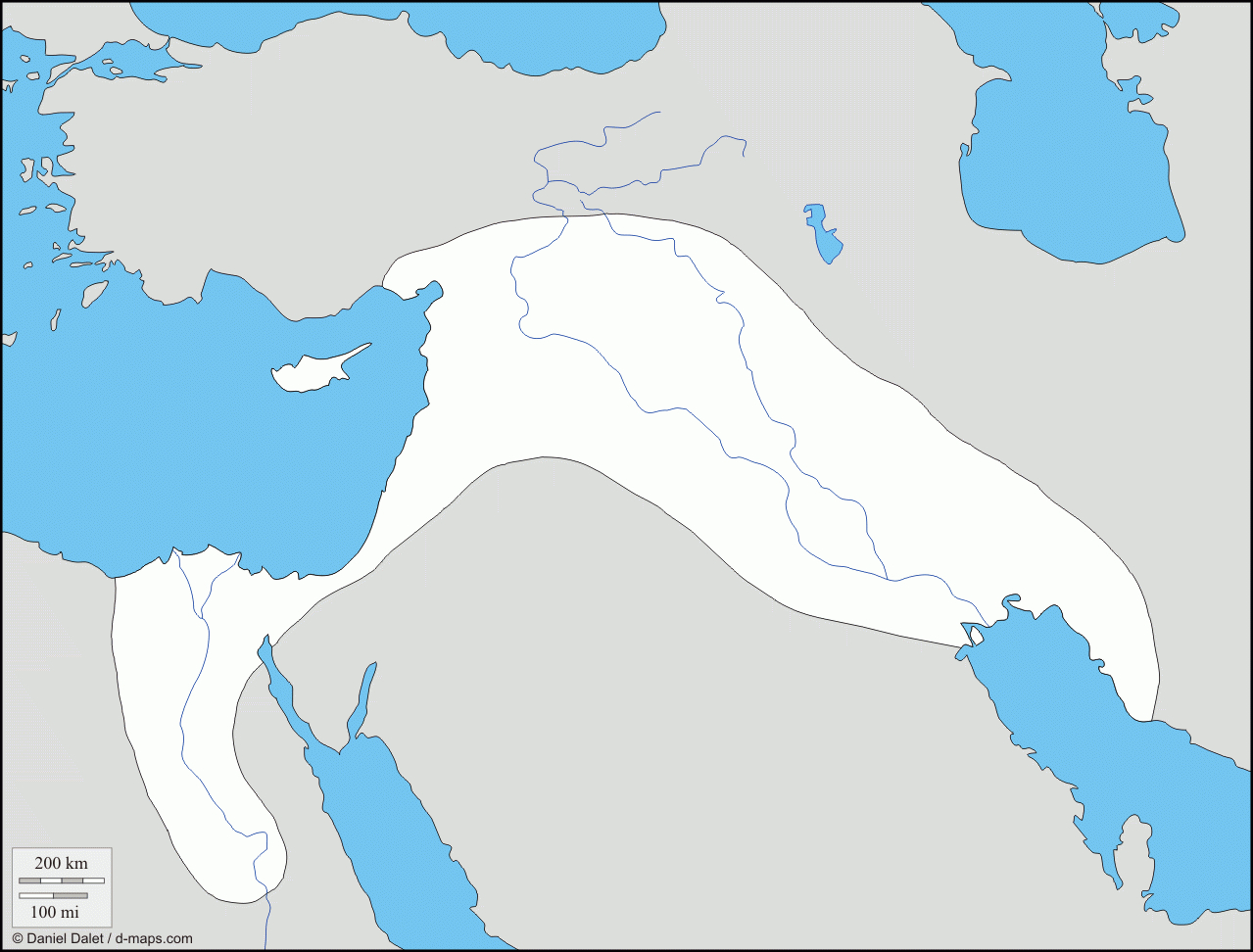 Fertile Crescent Mesopotamian And Egypt Free Map Free Blank Map Free Printable Map Of Mesopotamia 