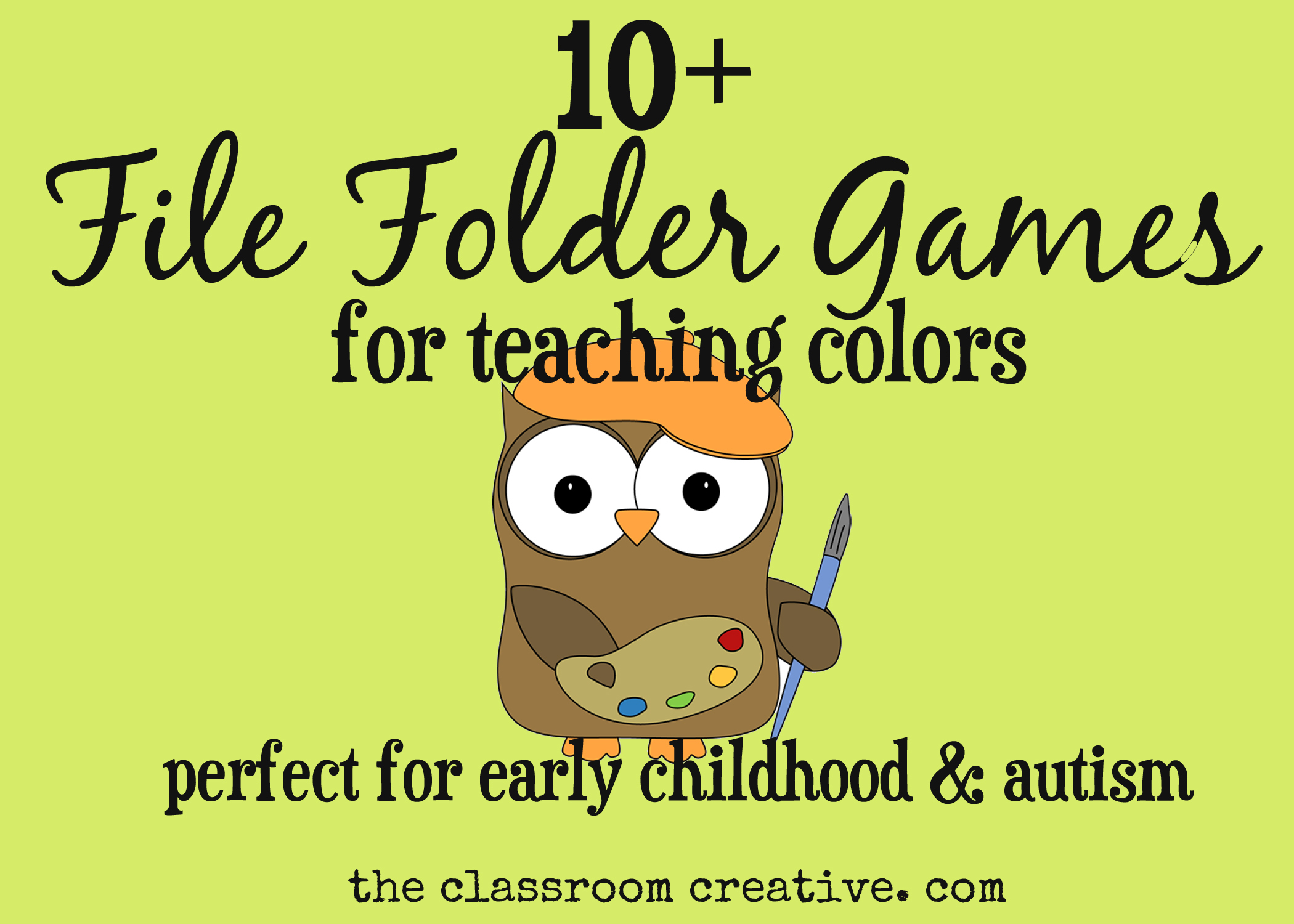 File Folder Games For Teaching Colors - Free Printable File Folder Games For Preschool