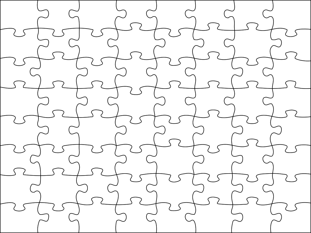 File:jigsaw Puzzle.svg - Wikimedia Commons - Jigsaw Puzzle Maker Free Printable