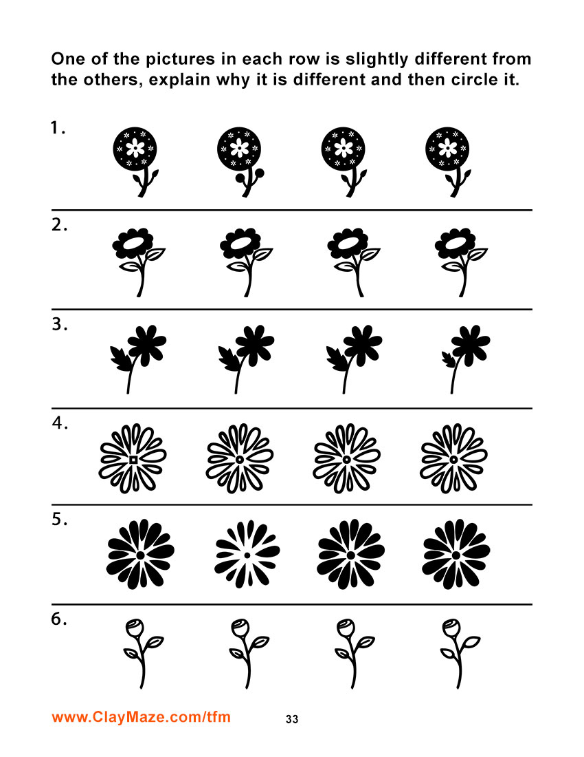 Find The Picture That Is Different | Free Printable Children&amp;#039;s - Free Printable Same And Different Worksheets