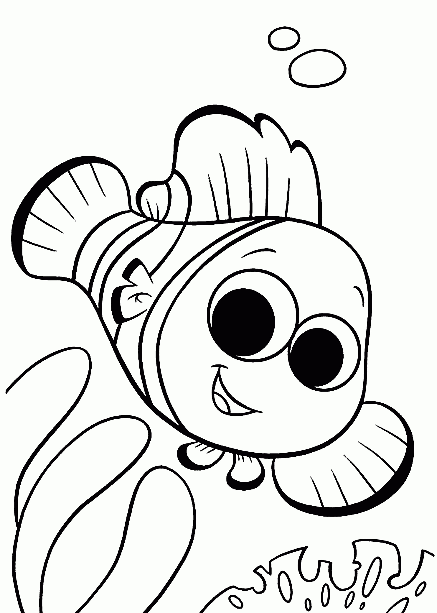 Finding Nemo Coloring Pages For Kids, Printable Free | Lets Get - Free Printable Coloring Pages For Kids