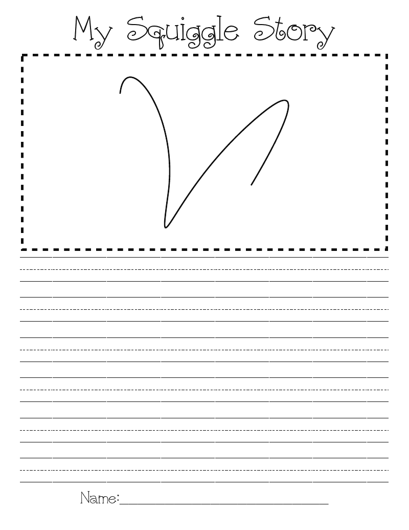 Finish The Picture Squiggle - Google Search | Art Class Worksheets - Free Squiggle Story Printable