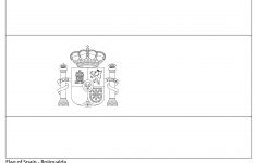 Flag Of Spain Coloring Page | Free Printable Coloring Pages - Free Printable Blank Flag Template