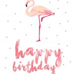 Flamingo Birthday   Free Printable Birthday Card | Greetings Island   Free Printable Birthday Cards For Her