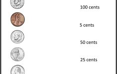 Free 1St Grade Worksheets | Match The Coins And Its Values - Free Printable Money Worksheets For Kindergarten