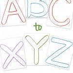 Free Abc Printable Letter Templates For Preschool Or Learning   Free Printable Letter Templates