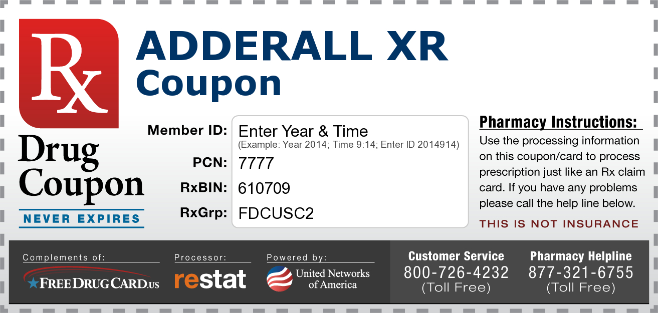 Free Adderall Coupon Available To Everyone Regardless Of Age Or - Free Printable Spiriva Coupons