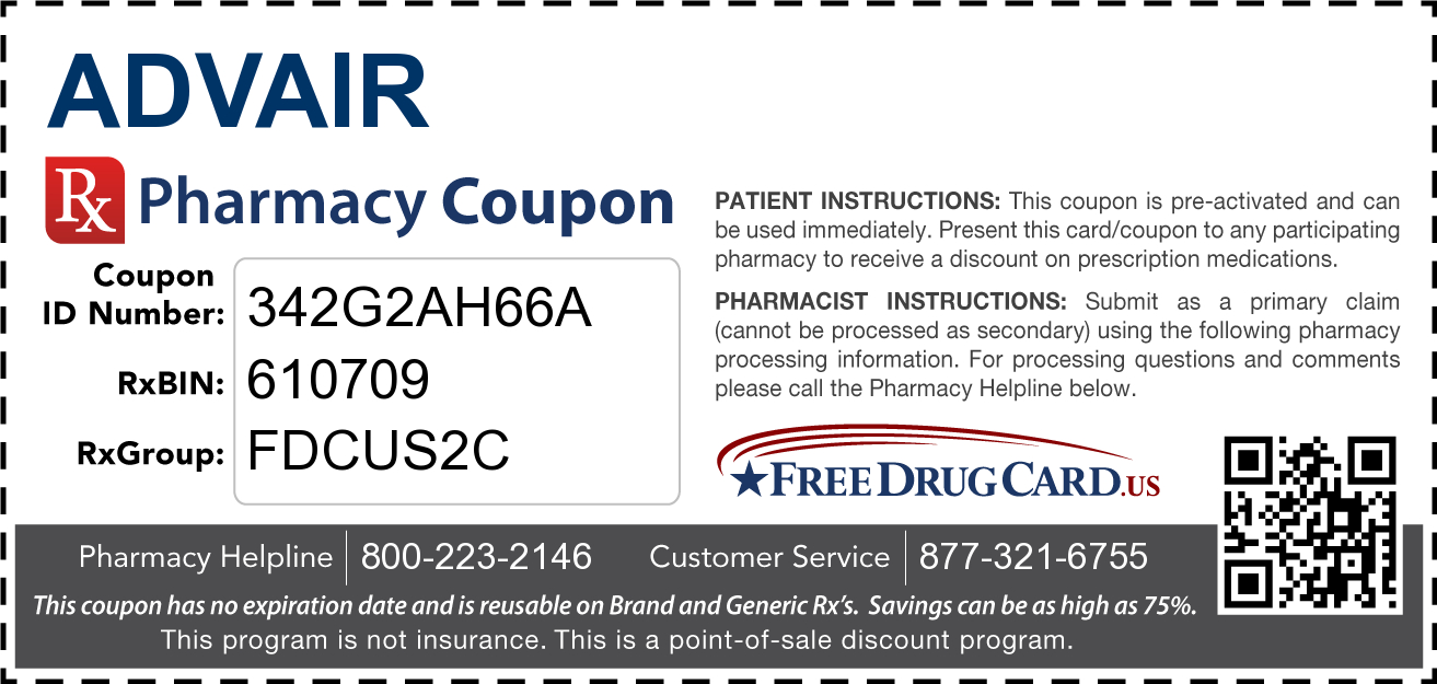 Free Advair Coupon Printable – Scalsys - Free Advair Coupon Printable