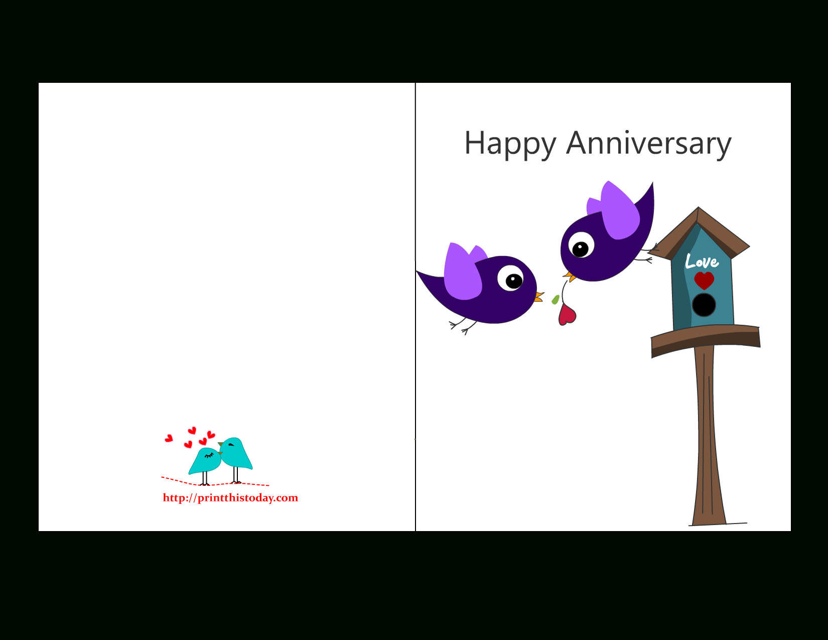 Free Anniversary Cards To Print | Free Printable Anniversary Cards - Printable Cards Free Anniversary