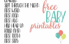 Free Baby Printables: Track Milestones | >> Free Printables – Baby Scrapbook Templates Free Printable