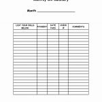 Free Bill Payment Spreadsheet Schedule Payoff Monthly | Pywrapper   Free Printable Monthly Bill Payment Worksheet