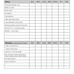 Free Blank Chore Charts Templates | Family Blank Weekly Chart   Free Printable Charts And Lists
