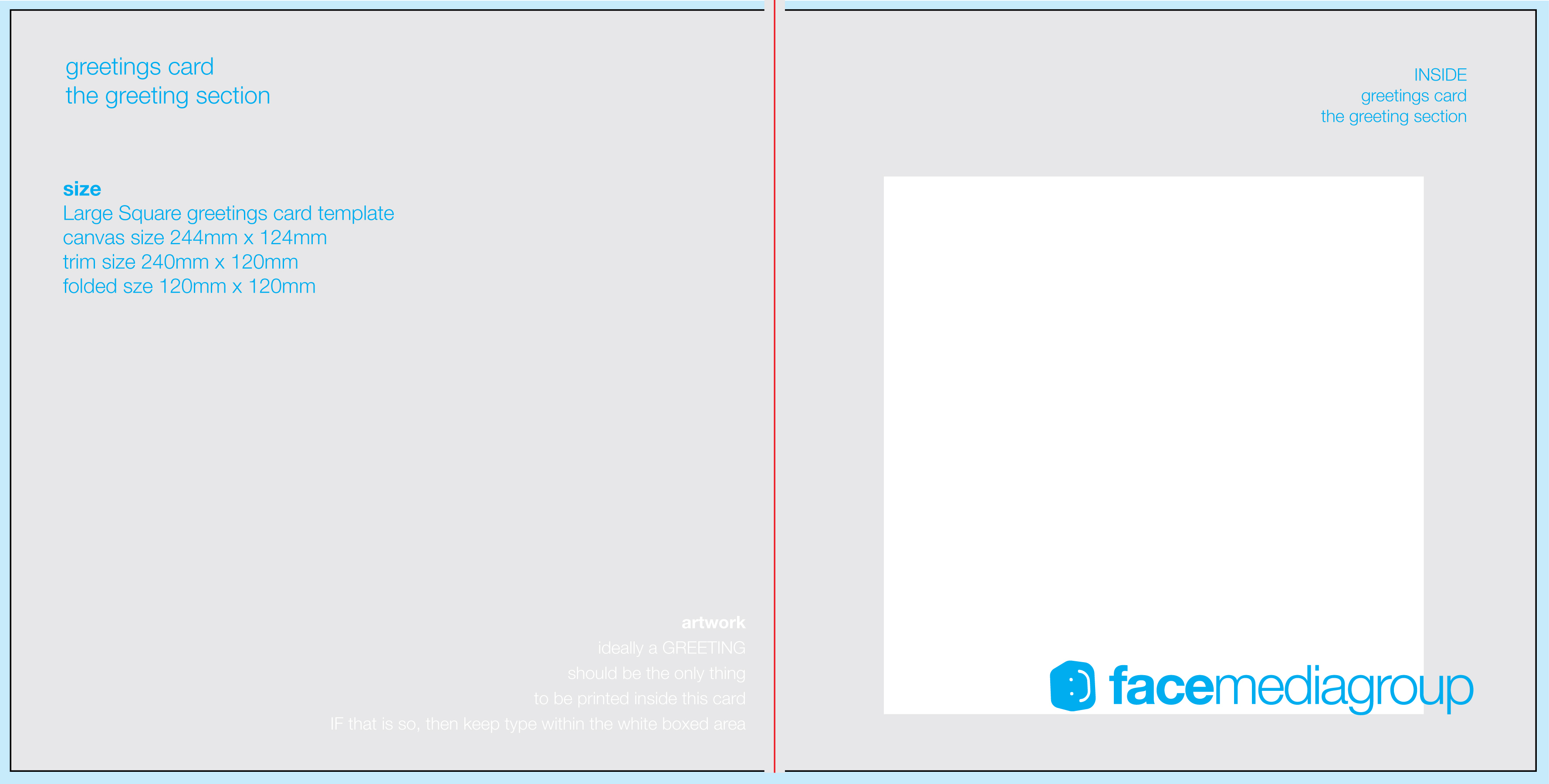 Free Blank Greetings Card Artwork Templates For Download | Face - Free Printable Blank Greeting Card Templates