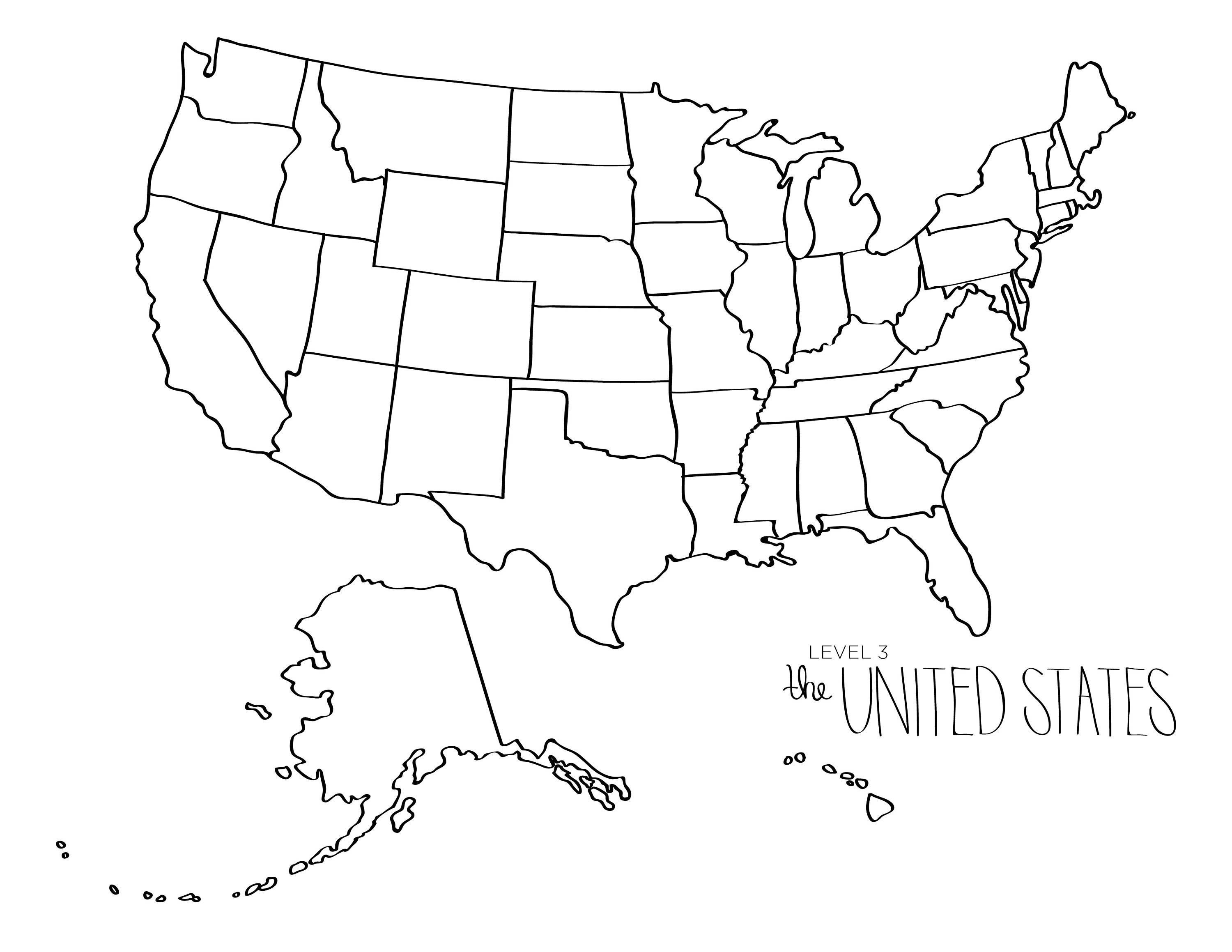 Free Blank Us Map Pdf Inspirational Free Printable Map The United - Free Printable Map Of The United States