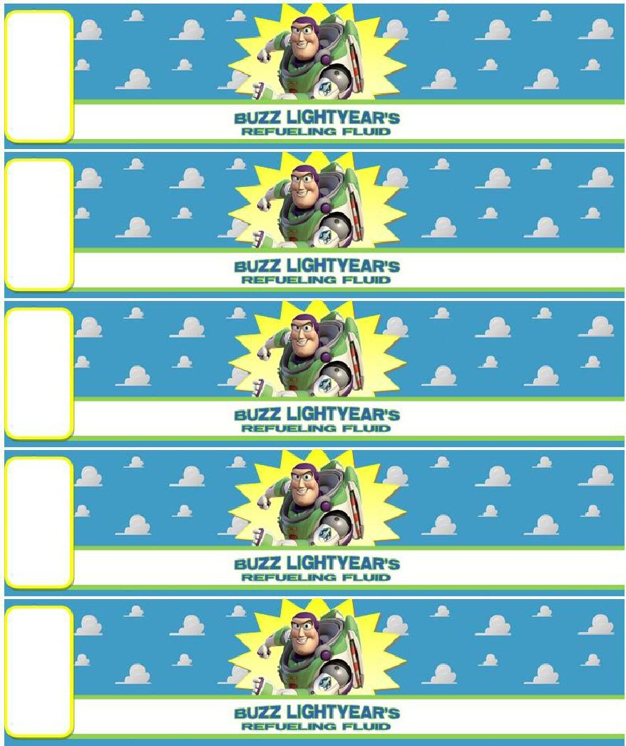 Free Buzz Lightyear&amp;#039;s Refueling Fluid Printable (Non Commercial Use - Free Printable Toy Story Water Bottle Labels