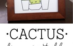 Free Cactus Printable | Classy Clutter Blog | Pinterest | Printables - Free Printable Cactus