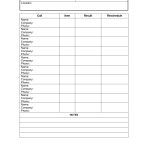 Free Call Log Template Sheet Css 2087 | Projects To Try | Pinterest   Free Printable Call Log Template
