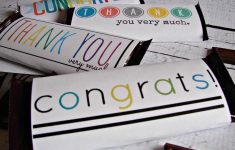 Free Candy Bar Wrapper Thank You (And Congrats) Printables | Just My - Free Candy Wrapper Printable