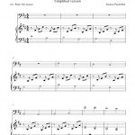 Free Cello And Piano Sheet Music, Canon In D   Canon In D Piano Sheet Music Free Printable