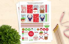 Free Christmas Stickers For Your Planner (Printable!) - Diy Candy - Free Printable Holiday Stickers