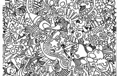 Free Coloring Page Coloring-Doodle-Art-Doodling-18. Very Complex - Free Printable Doodle Patterns