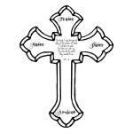 Free Cross Outline, Download Free Clip Art, Free Clip Art On Clipart   Free Printable Cross Tattoo Designs