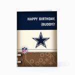 Free Dallas Cowboys Birthday Card | Birthdaybuzz   Free Printable Dallas Cowboys Birthday Invitations