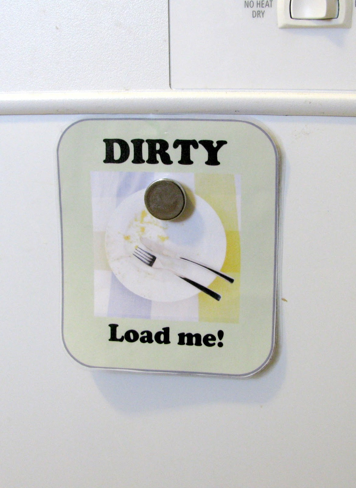 Free Dishwasher Clean Dirty Sign Printable - Free Printable Clean Dirty Dishwasher Sign