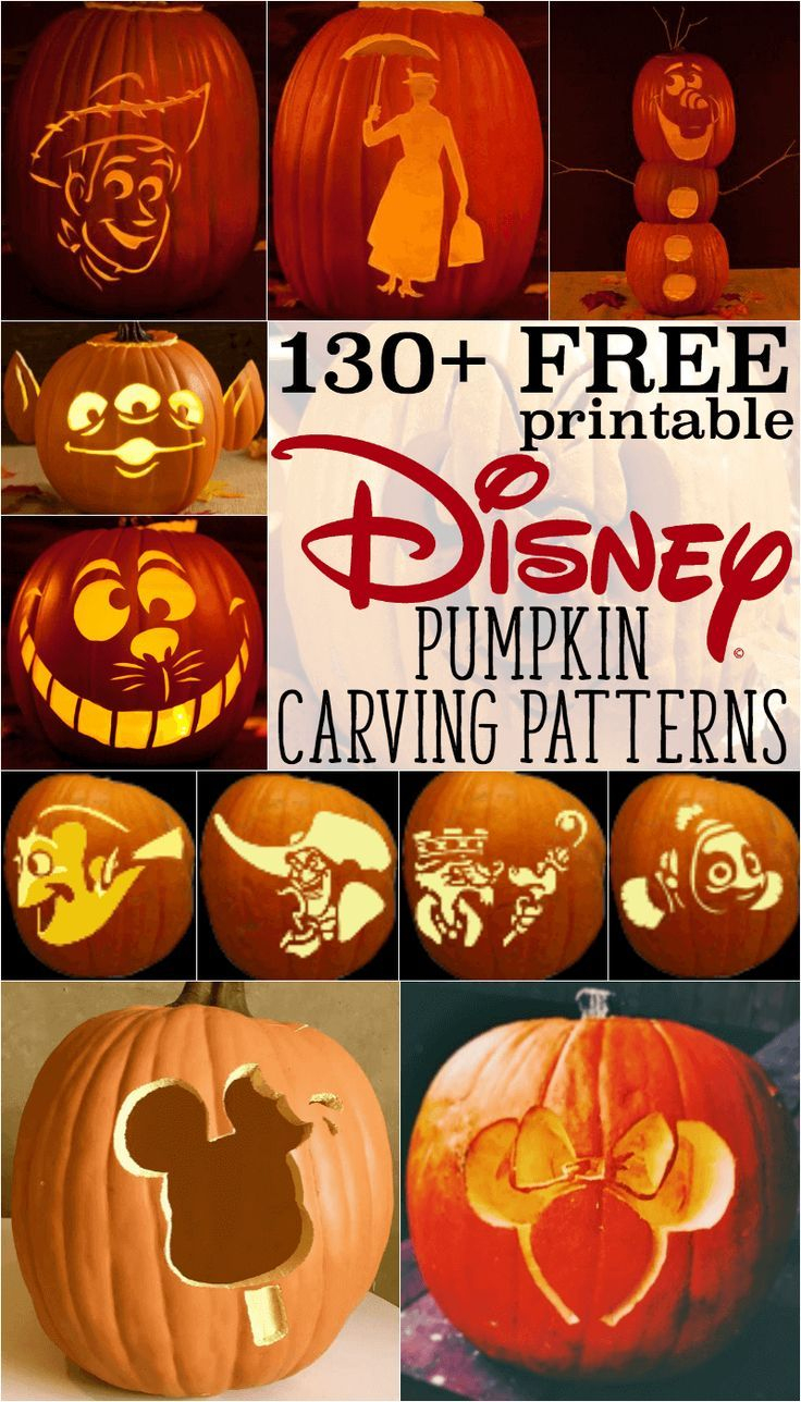 Free Disney Pumpkin Stencils: Over 130 Printable Pumpkin Carving - Pumpkin Carving Patterns Free Printable
