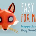 Free Diy Fox Mask Template And Tutorial: Make Your Own 3D Red Fox   Free Printable Paper Masks
