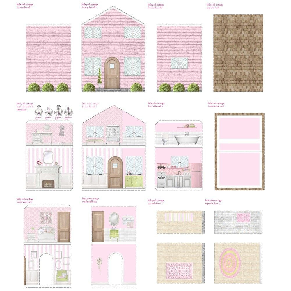 Free Dollhouse Printables | Printable Dollhouse&amp;#039;s | Pinterest | Doll - Free Printable Dollhouse Furniture Patterns