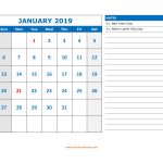 Free Download Printable Calendar 2019, Large Space For Appointment   Free Printable Appointment Sheets