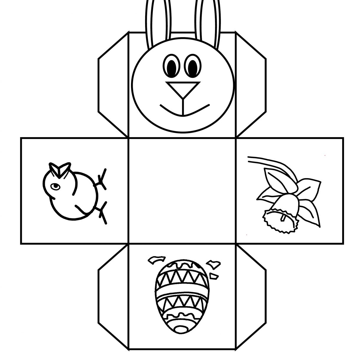 Free Easter Bunny Templates Printables – Hd Easter Images - Free Printable Easter Egg Basket Templates