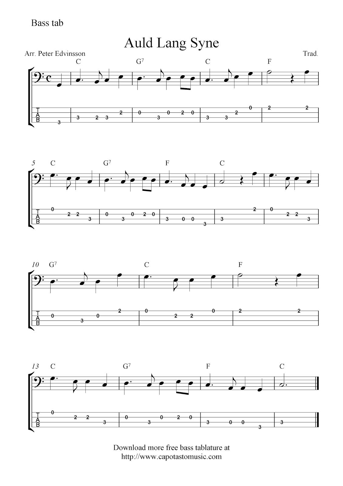 Free Printable Guitar Tabs For Beginners Free Printable