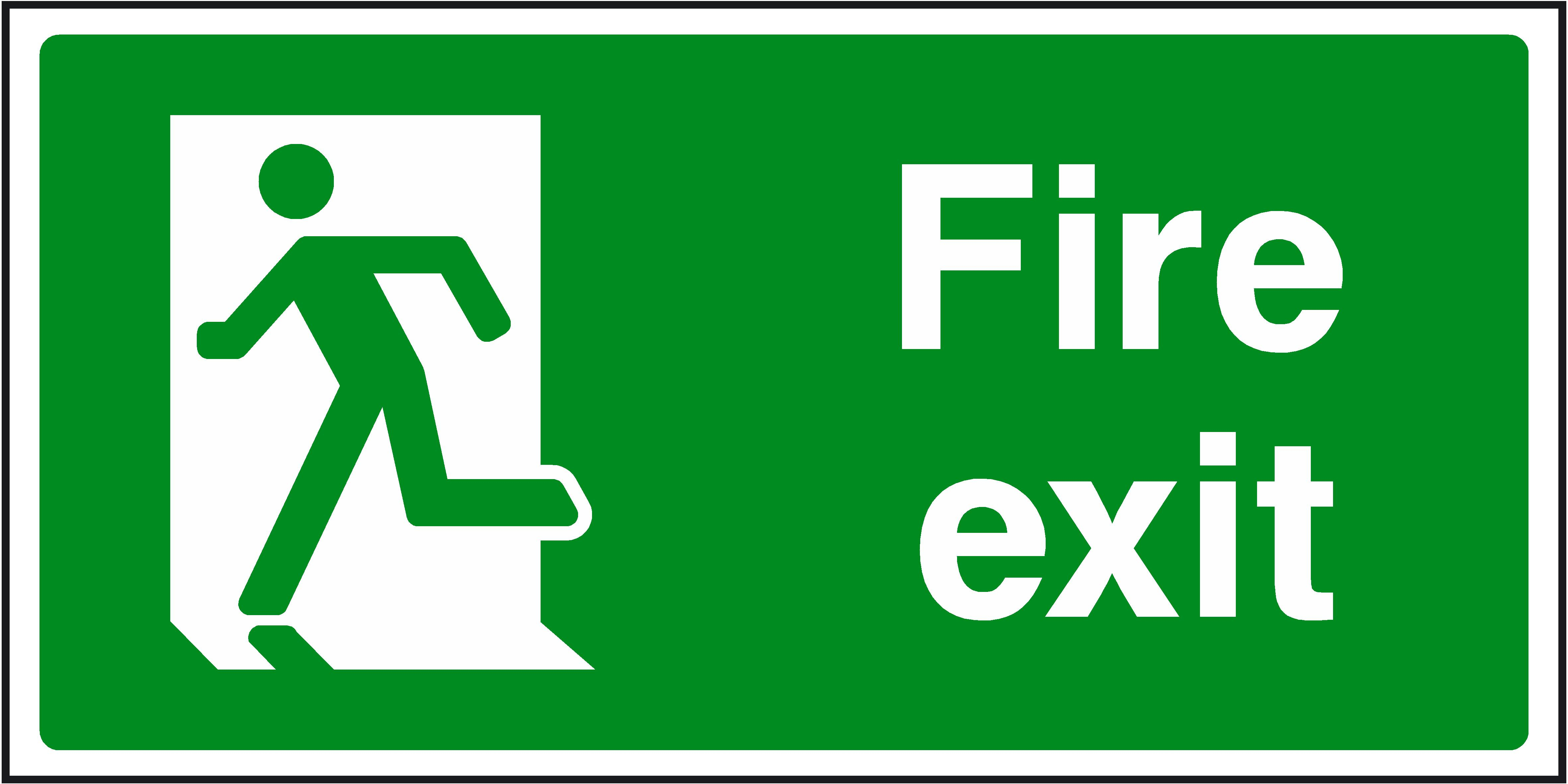 Free Emergency Exit Signs, Download Free Clip Art, Free Clip Art On - Free Printable Not An Exit Sign