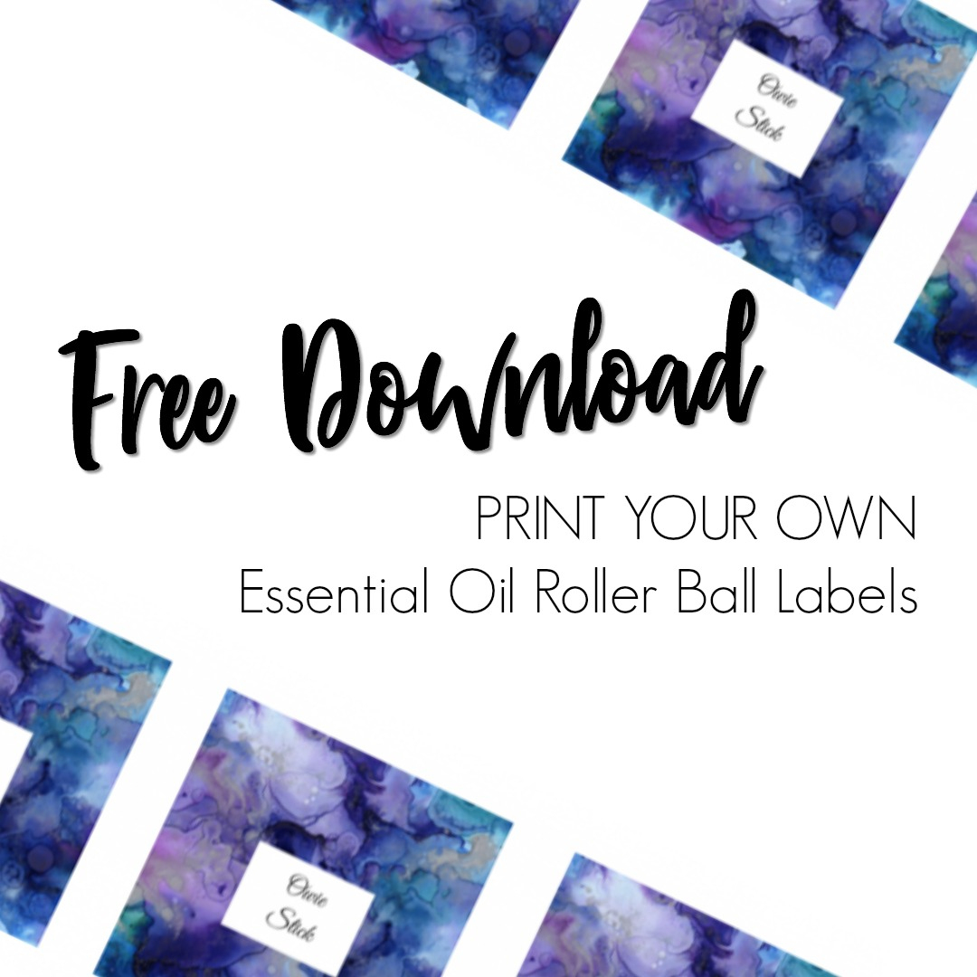 Free Essential Oil Printable Bottle Labels - Kate Shelby - Free Printable Roller Bottle Labels