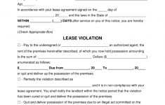 Free Eviction Notice Forms - Notices To Quit - Pdf | Word | Eforms - Free Printable Eviction Notice Pa