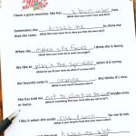 Free Fill In Mother's Day Poem | Mother's Day | Mothers Day Poems   Free Printable Mothers Day Poems