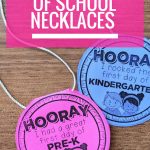 Free First Day Of School Necklaces (Editable | Beginning Of Year   Free Printable First Day Of School Certificate