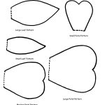 Free Flower Petals Template, Download Free Clip Art, Free Clip Art   5 Petal Flower Template Free Printable