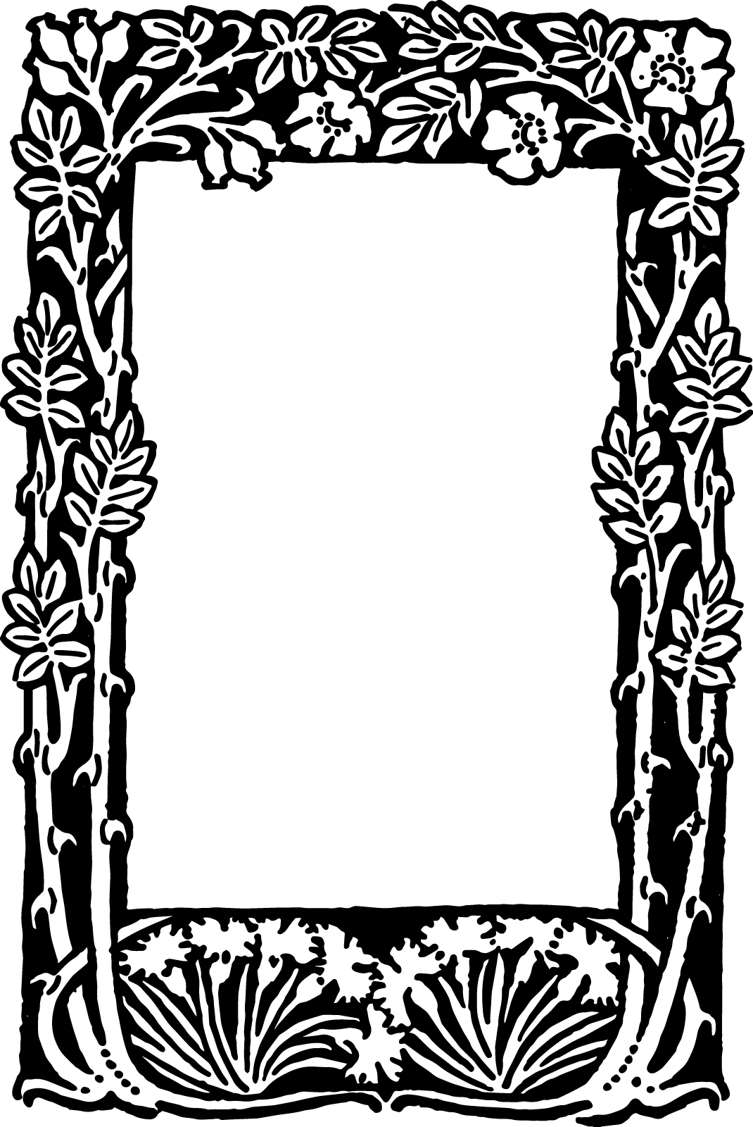 Free Free Printable Floral Borders And Frames, Download Free Clip - Free Printable Photo Frames