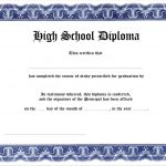 Free Free Printable High School Diploma Templates High School   Free Printable High School Diploma Templates
