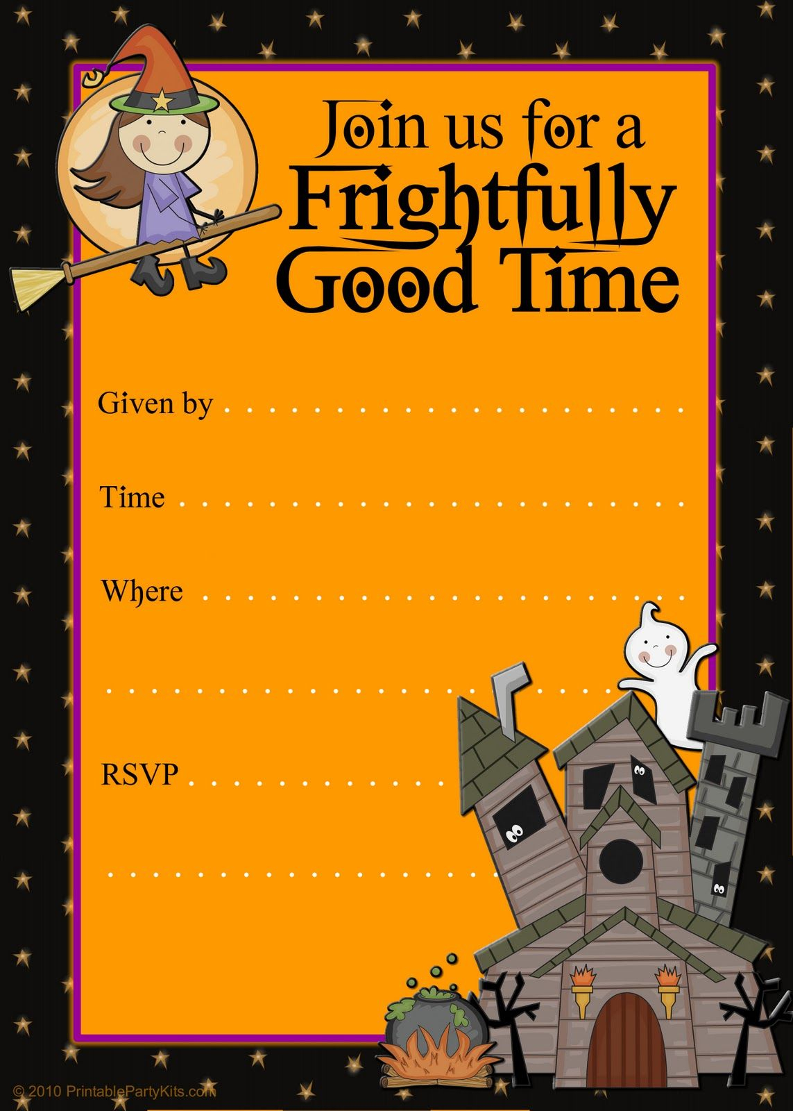 Free Halloween Flyer Invitations Printable | Food | Pinterest - Free Printable Birthday Party Flyers