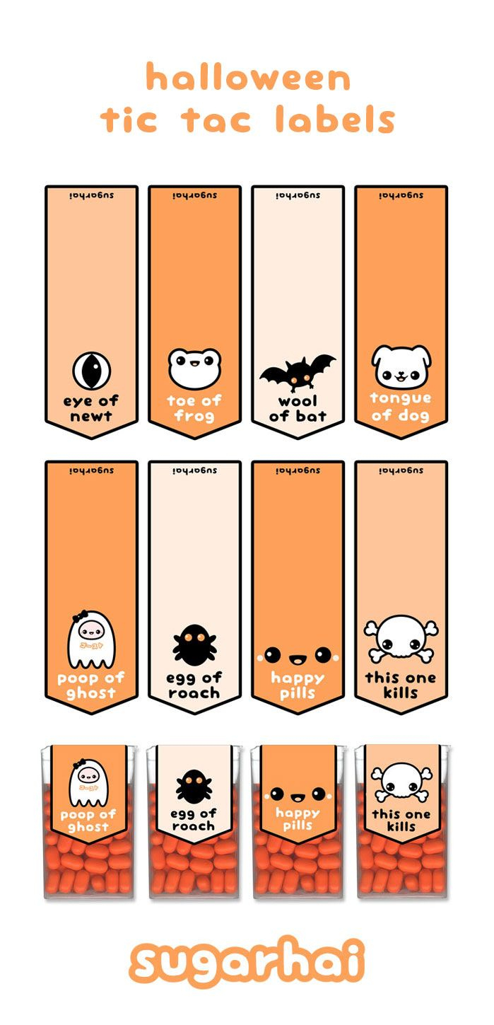 Free Halloween Printables | Halloween | Pinterest | Halloween, Cute - Free Printable Tic Tac Labels