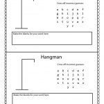 Free Hangman Template | Rna | Pinterest | Activities, Games And   Free Printable Hangman Game