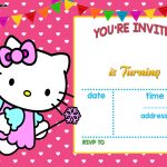 Free Hello Kitty Invitation | Free Printable Birthday Invitation   Free Printable Hello Kitty Pictures