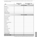 Free Income And Expense Worksheet Income And Expense Statement   Free Printable Income And Expense Form