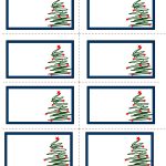 Free Labels Printable | Free Printable Christmas Labels With Trees   Christmas Labels Free Printable Templates