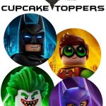 Free Lego Batman Cupcake Toppers | We Found These Great Pins   Free Printable Lego Batman