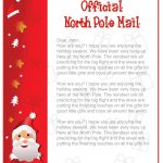 Free Letter Template From Santa North Pole Valid Epic Free Printable   Free Printable Letter From Santa Template
